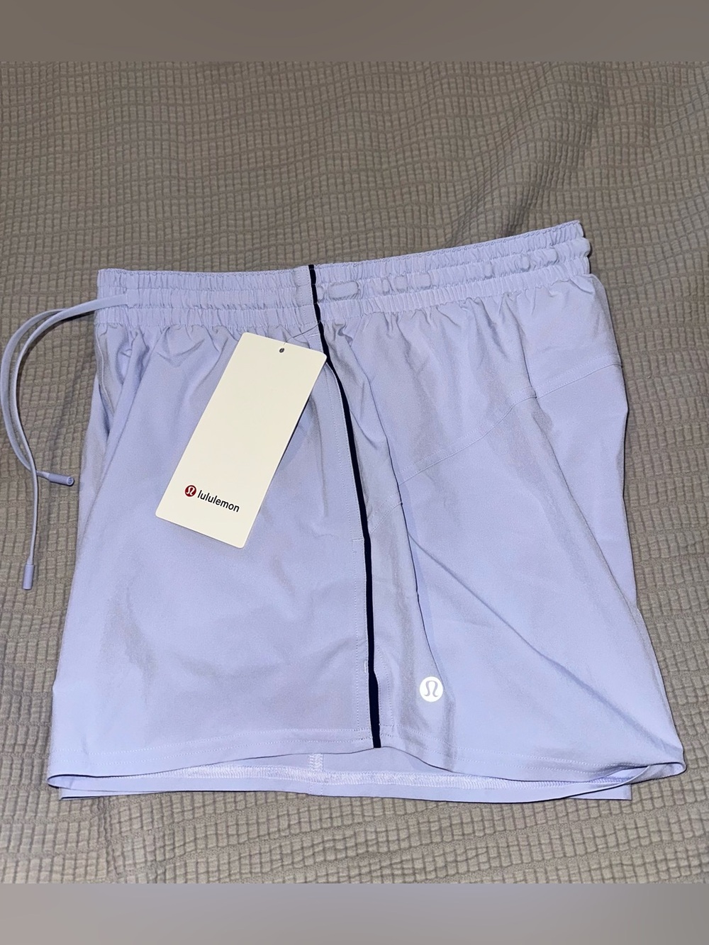NWT 6 Lululemon Court Rival High-Rise Short 3" with Liner - Serene Blue Lavender - Picture 5 of 6